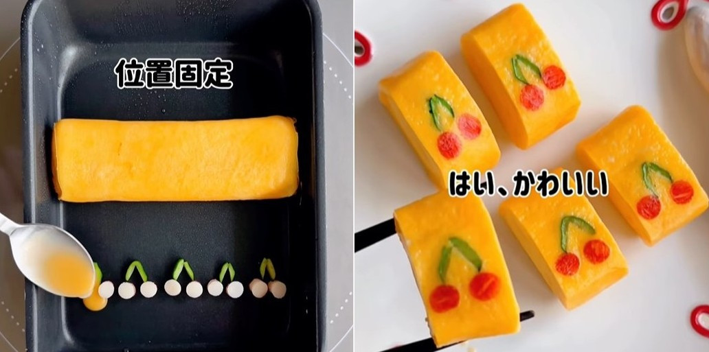 賞味期限ピンチから大バズり、1966万回再生の超キュート卵焼きに
