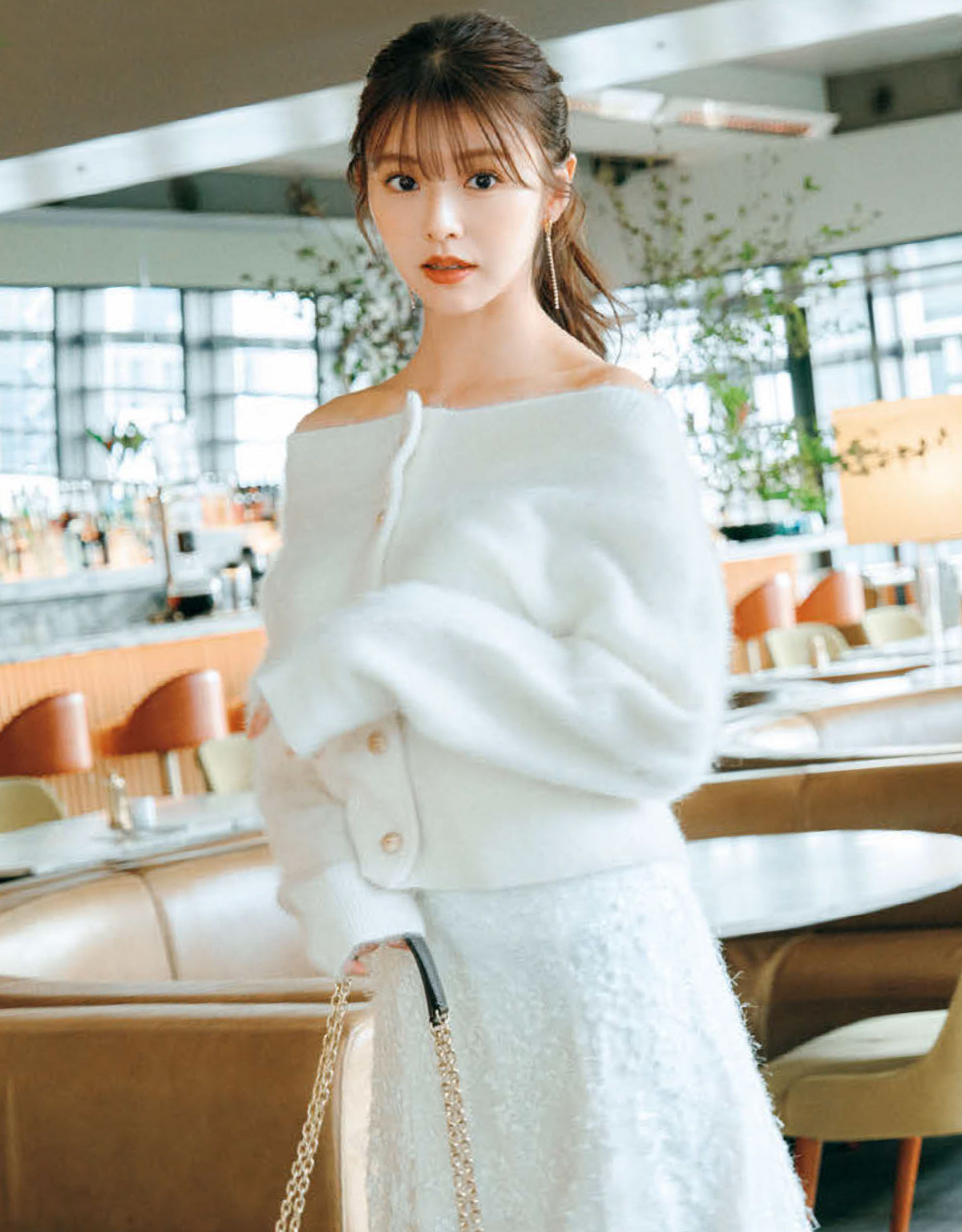 画像・写真 | 福原遥、透明感と愛らしさあふれる冬の装い 『andGIRL