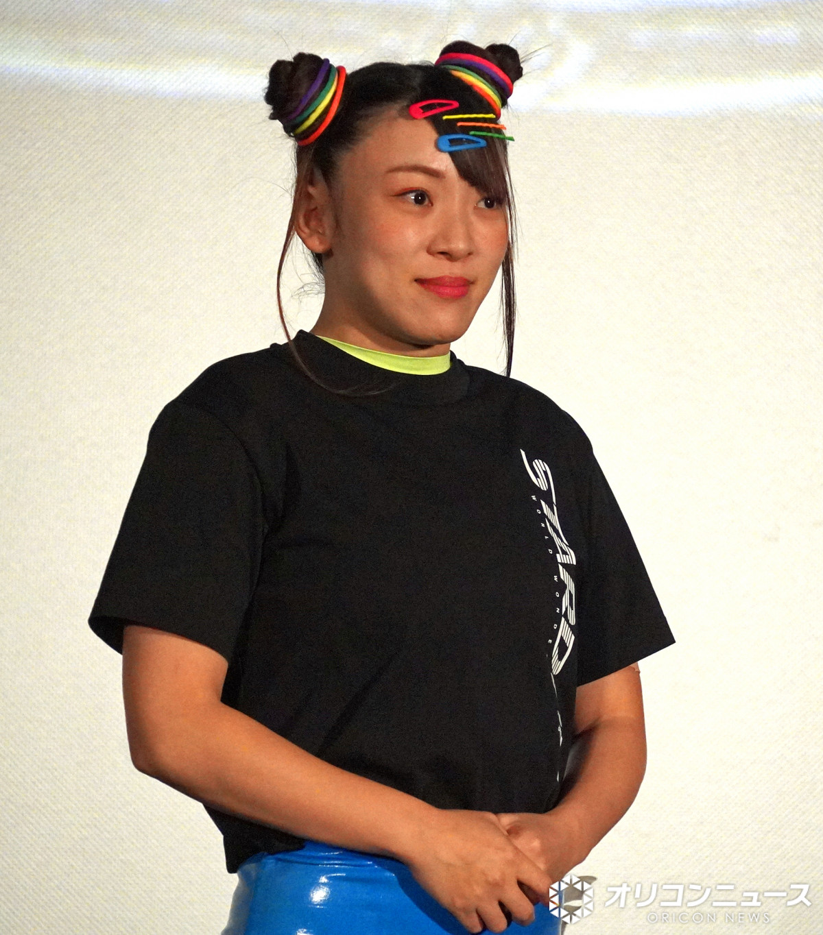 画像・写真 | プロレス再デビューのフワちゃん、会見で深々一礼 覚悟を