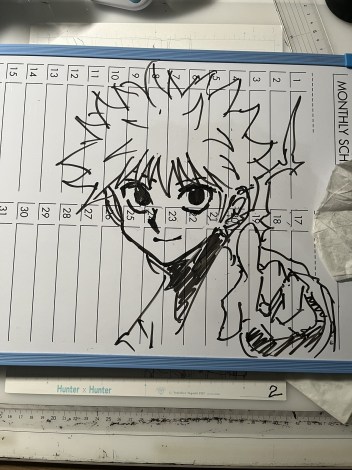 HUNTER × HUNTER 原稿 新品未開封品」 HUNTER×HUNTER 複製原稿4枚セット ＜冨樫