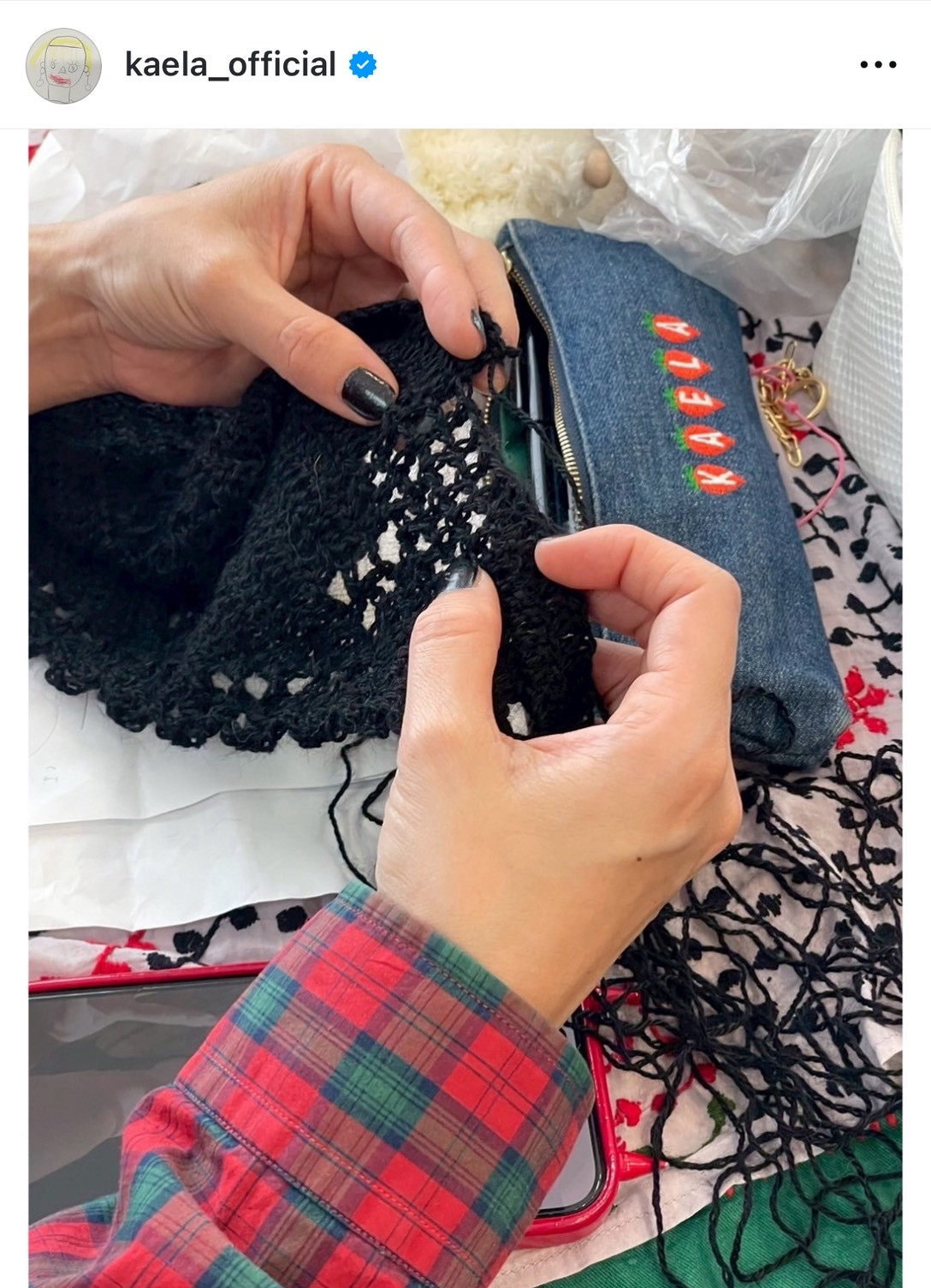 画像・写真 | “編み物の腕前が話題”の木村カエラ、手編みのニット帽を