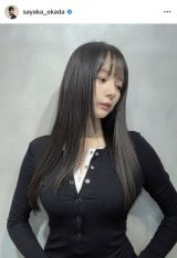 �G�N�X�e�ɂ����Ԍ���̃����O�w�A���y����ł������c�щ�(�ʐ^�̓C���X�^�O���� @sayaka_okada ���) 