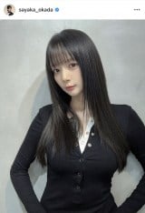 �G�N�X�e�ɂ����Ԍ���̃����O�w�A���y����ł������c�щ�(�ʐ^�̓C���X�^�O���� @sayaka_okada ���) 