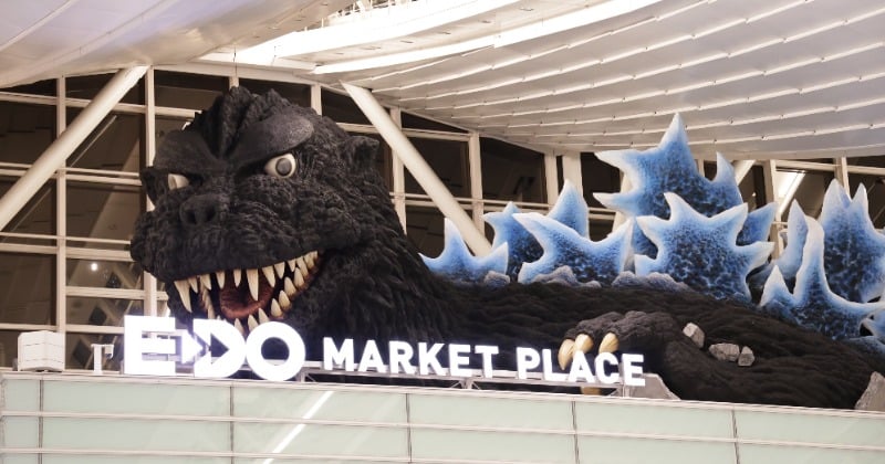 羽田空港に40メートル級のゴジラ 過去に“破壊”した因縁も大田CGOが弁明「潰した街は必ず再生して繁栄するんですよ!」