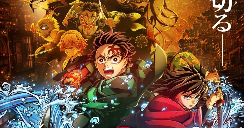 鬼滅の刃』新映像の第8弾「鬼殺隊」公開 柱たち大集結で激しい戦闘