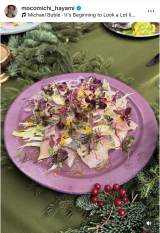 ���������݂��uChristmas Dinner�v(�ʐ^�̓C���X�^�O���� @mocomichi_hayami ���) 