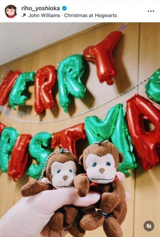 �g������ �uMerry Xmas ���N�͑�̓`�[���݂�Ȃő�v���[���g���܂����v�i�ʐ^�̓C���X�^�O���� @riho_yoshioka ���j 