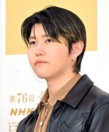 �w��76��NHK�g���̍���x�������n�[�T���ɓo�ꂵ��Mrs. GREEN APPLE�E����l (C)ORICON NewS inc. 