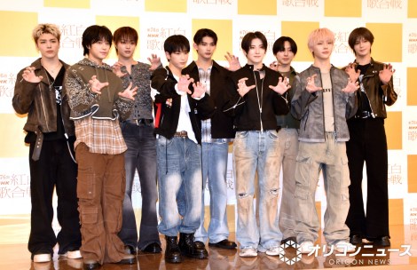 �w��76��NHK�g���̍���x���n�[�T��2���ڂɓo�ꂵ��&TEAM�i�O�񍶂���jTAKI�AHARUA�AYUMA�ANICHOLAS�A�i��񍶂���jMAKI�AEJ�AJO�AFUMA�AK �iC�jORICON NewS inc. 