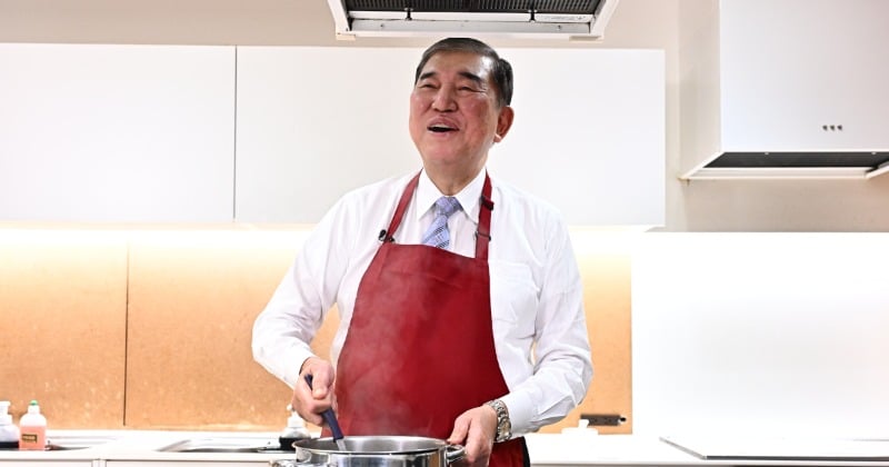 石破茂前総理、テレビで“カレー作り”密着も… 警察官&SP立ち会う異様な撮影に