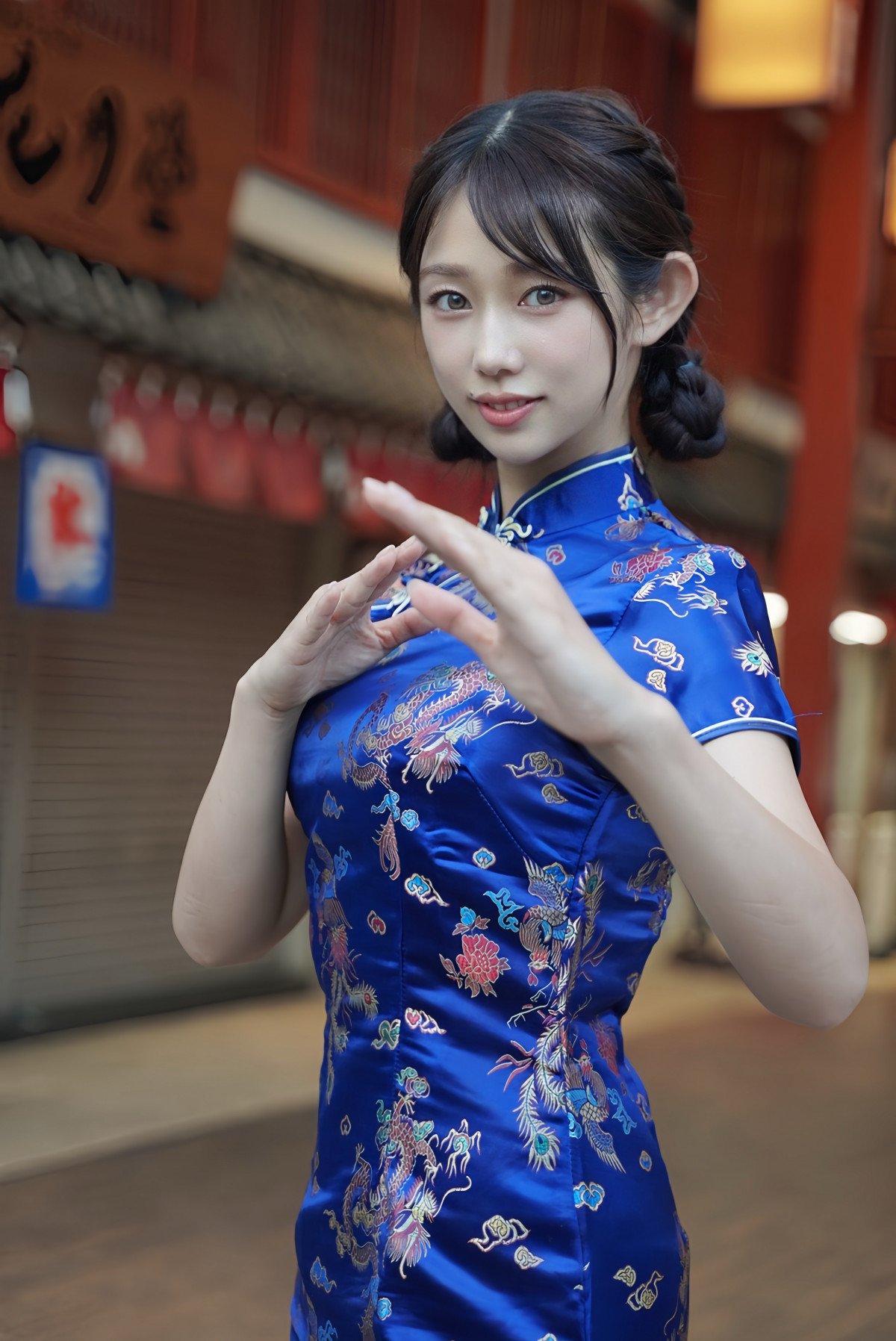 リアル春麗”堀江聖夏アナ、チャイナドレス姿で衝撃の“半目口開け寝顔