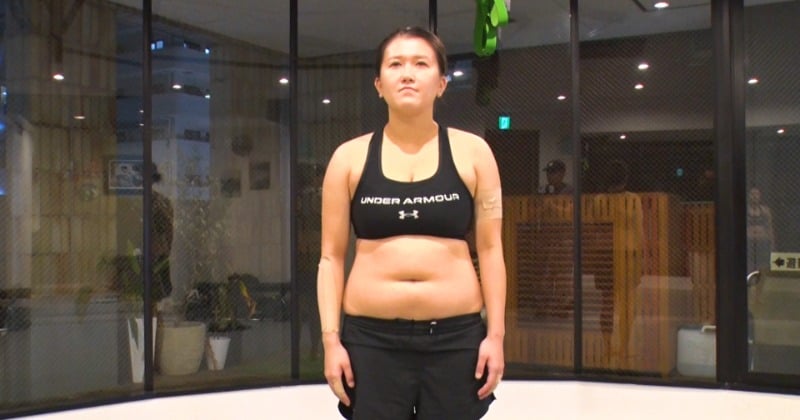 フェフ姉さん、9kg減とキック挑戦