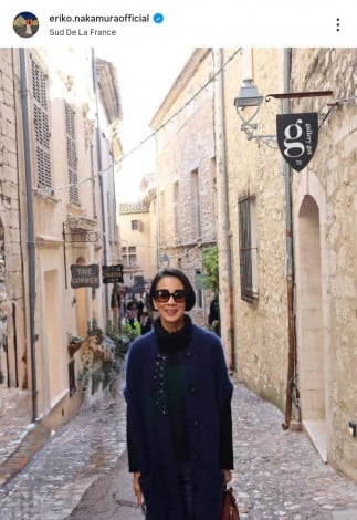 �����]���q�u�����܂��Ă��߂łƂ��������܂��v�i�ʐ^�̓C���X�^�O���� @eriko.nakamuraofficial ���j 