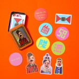 �u�V�^�[�S�����Ǝ��̕�������O�b�Y�v���y�Y�X�e�b�J�[�Z�b�g 