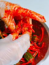 �n�Ӕ��ޑ�u���Ɛ��L���`���ŃI�C�L���`�v(�ʐ^�̓u���O���) 