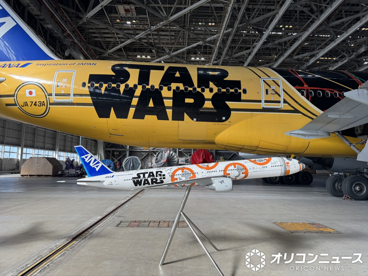 ANA×「スター・ウォーズ」特別塗装機「C-3PO ANA JET」運航終了、最後