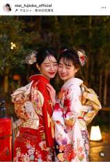 �u�o���Ő��l�v�V�ēV��(20)&�Ԃ��Ȃ�18�΂��}���铡������(17)��2�V���b�g(�ʐ^�̓C���X�^�O���� @mai_fujioka_official ���) 