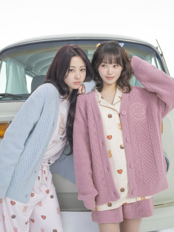 �uValentine�fs Sweet Bear Collection�v�𒅂��Ȃ�LE SSERAFIM 