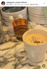 ���z�T�q�u���F�B�̒a�����ɃI�V�����J�t�F�Ŋ��t���v (�ʐ^�̓C���X�^�O���� @nakagoshi_noriko.official ���) 