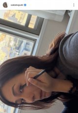 ���c�^�R���u�����񍪂����݂͂Ȃ��烁�C�N���Ă��ꂽ�v(�ʐ^�̓C���X�^�O���� @sadamayumi ���) 