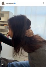 ���c�^�R���u�����񍪂����݂͂Ȃ��烁�C�N���Ă��ꂽ�v(�ʐ^�̓C���X�^�O���� @sadamayumi ���) 