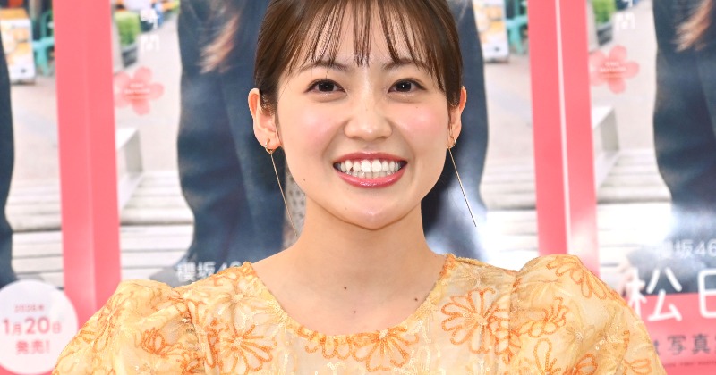 櫻坂46松田里奈、1st写真集の点数は「笑顔満開の祭“点”」 自信満々に発表「いっぱい考えました!(笑)」