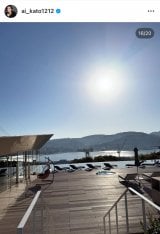 ���������u�q�������ƈꏏ�ɓ��{�S���̓s���{�������闷���n�߂܂����v�u���e�͋�B����v(�ʐ^�̓C���X�^�O���� @ai_kato1212 ���) 