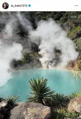 ���������u�q�������ƈꏏ�ɓ��{�S���̓s���{�������闷���n�߂܂����v�u���e�͋�B����v(�ʐ^�̓C���X�^�O���� @ai_kato1212 ���) 