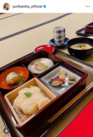 �O�c�F�����A�i �u�����͂����̂��m�Âŏ����ł����v�i�ʐ^�̓C���X�^�O���� @yurikamita_official ���j 