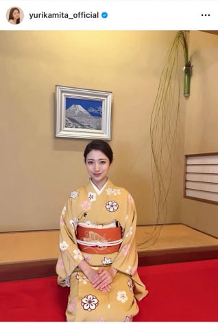 �O�c�F�����A�i �u�����͂����̂��m�Âŏ����ł����v�i�ʐ^�̓C���X�^�O���� @yurikamita_official ���j 