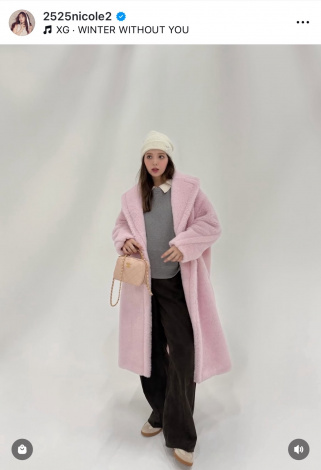 ���c�j�R���u�����̎����͍ŋߔ�����@maxmara �̃s���N�̃R�[�g�����C���Ɂv�i�ʐ^�̓C���X�^�O���� @2525nicole2 ���j 