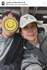 ���c���q�uGrabbing a coffee with my son.�v (�ʐ^�̓C���X�^�O���� @kyoko.uchida.official ���) 