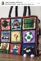 [�҂ݕ����L No.10]���ŕ��Ԃ���I�����X�[�p�[�}���I�̃o�b�O(�ʐ^�̓C���X�^�O���� @fuka_koshiba_official ���) 