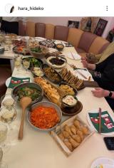 �����o�q�u�Ƃɂ����y���� �������� �݂�Ȃ� ���n�n�Ə΂��Ȃ��� ����ŐH�ׂ��w�v(�ʐ^�̓C���X�^�O���� @hara_hideko ���) 