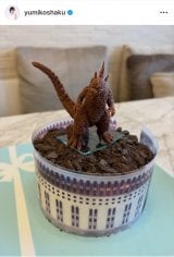 �ߗR���q�u���N�̃o�����^�C���͑��q�ɃT�v���C�Y�ŃS�W���`���R�P�[�L�𑡂�܂����v(�ʐ^�̓C���X�^�O���� @yumikoshaku ���) 