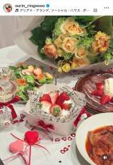 ���сuVALENTINE ���N�͗F�B�ƏW�܂��ăX�C�[�c��肵���̂��v(�ʐ^�̓C���X�^�O���� @ourin_ringoooo ���) 