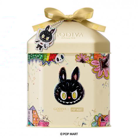 GODIVA �~ LABUBU �}�X�^�[�s�[�X �~���N�`���R���[�g �w�[�[���i�b�c 10���� 