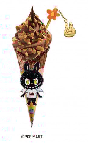 GODIVA �~ LABUBU �_�[�N�`���R���[�g �\�t�g�N���[�� 