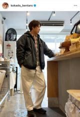 �R�J�h�P���^���E�u�u�R�J�h�ƃ~�V���v�̃R�J�h�p���c�̌^���������������āA�e�[�p�[�h���ɂ߂ɂ��Ă��傢�X�g���[�g�C���ɂ��Ă݂܂��� �x���g���[�v���t�����̂Ńx���g�����p�Ɂv(�ʐ^�̓C���X�^�O���� @kokado_kentaro ���) 