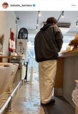 �R�J�h�P���^���E�u�u�R�J�h�ƃ~�V���v�̃R�J�h�p���c�̌^���������������āA�e�[�p�[�h���ɂ߂ɂ��Ă��傢�X�g���[�g�C���ɂ��Ă݂܂��� �x���g���[�v���t�����̂Ńx���g�����p�Ɂv(�ʐ^�̓C���X�^�O���� @kokado_kentaro ���) 