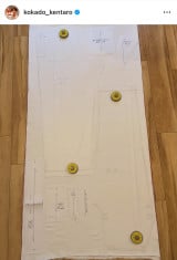 �R�J�h�P���^���E�u�u�R�J�h�ƃ~�V���v�̃R�J�h�p���c�̌^���������������āA�e�[�p�[�h���ɂ߂ɂ��Ă��傢�X�g���[�g�C���ɂ��Ă݂܂��� �x���g���[�v���t�����̂Ńx���g�����p�Ɂv(�ʐ^�̓C���X�^�O���� @kokado_kentaro ���) 